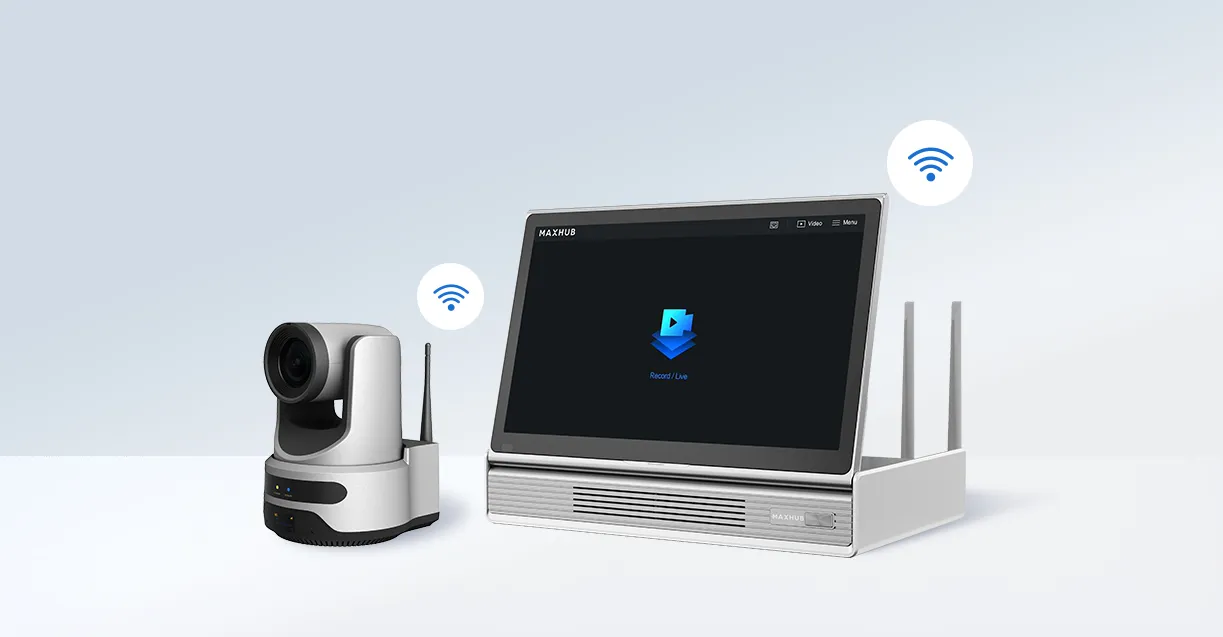 MAXHUB 便携式录播系统连接