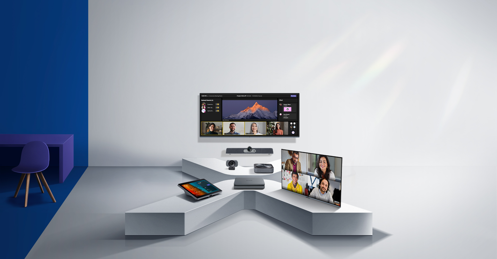 MAXHUB UC W31 办公应用场景图